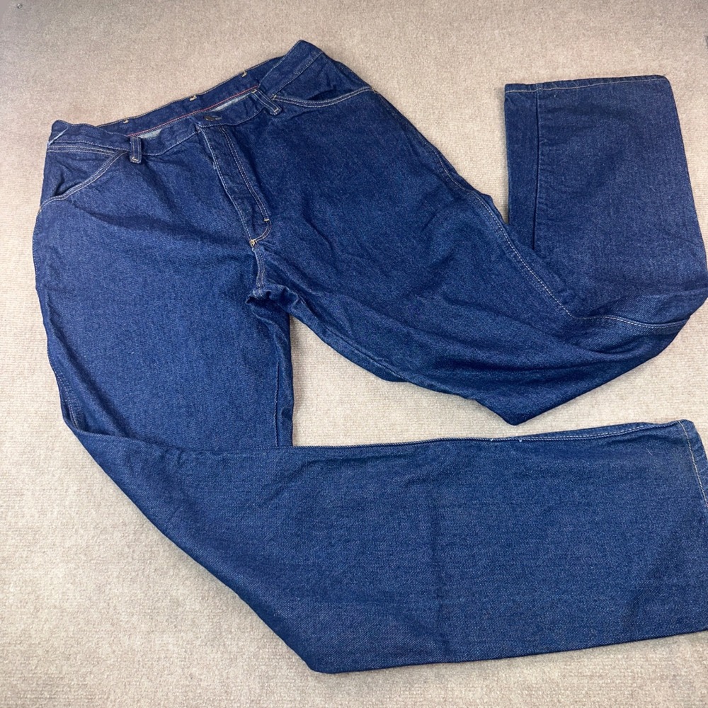 Bulwark FR Mens Blue Flame Resistant Work Jeans 38x38 PEJ2DD1 NFPA 2112 CAT 2